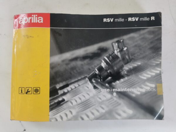 Aprilia RSV 1000 2003 2004 2003 Libretto uso e Manutenzione 8104537