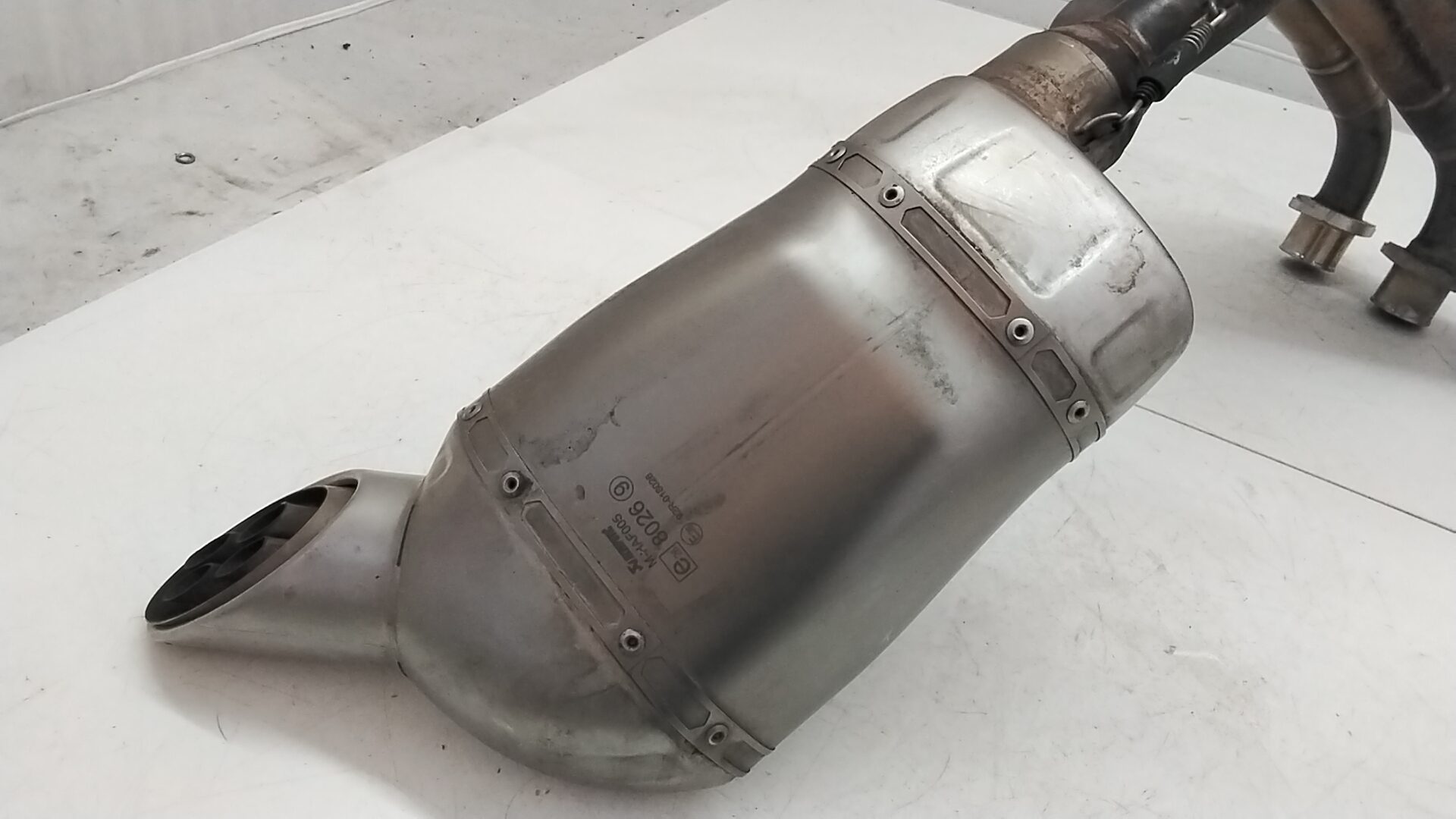 Honda CB 650 f 2015 scarico terminale marmitta akrapovic completo