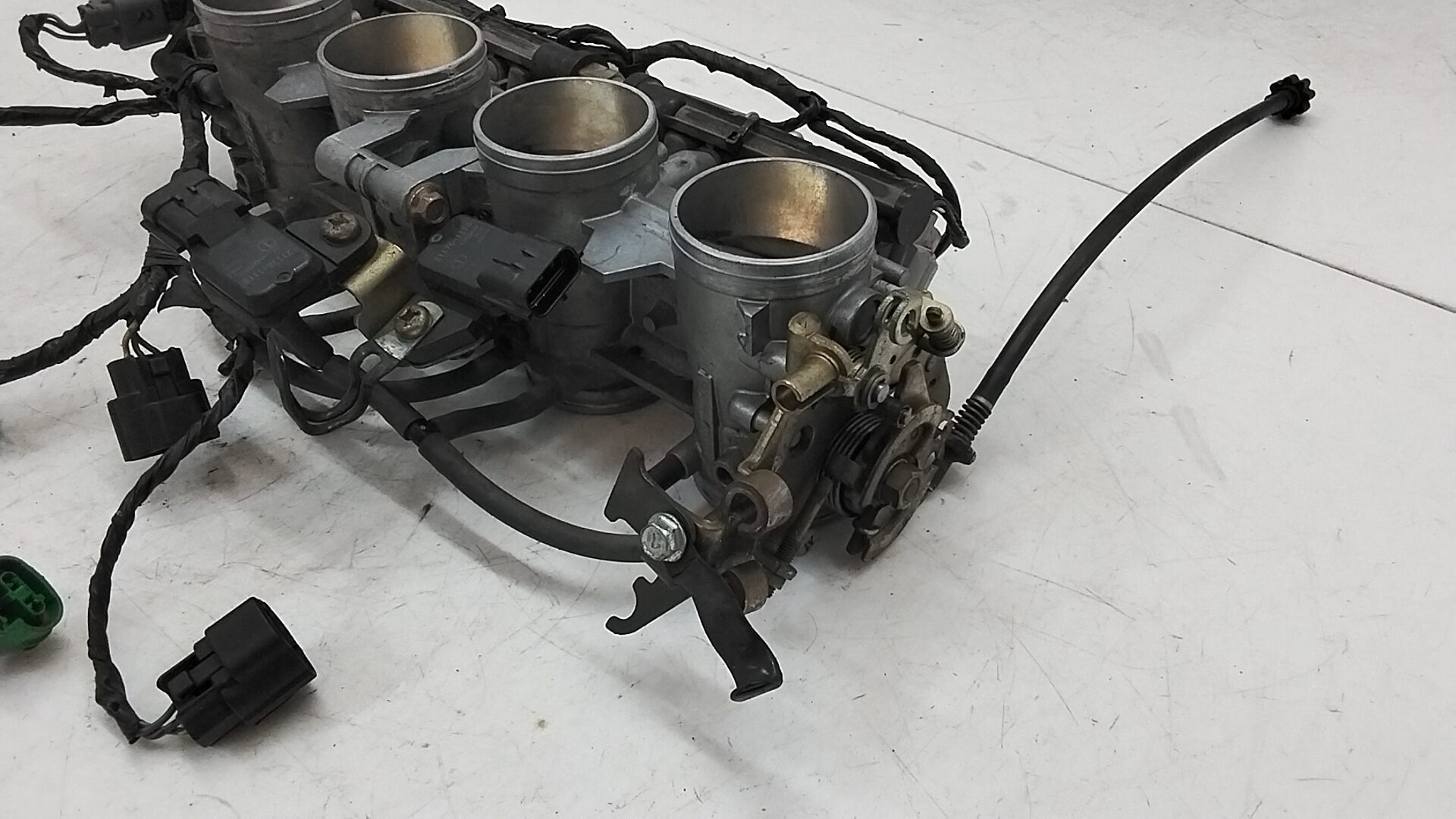 Kawasaki zx 6r 03 04 corpo farfallato completo