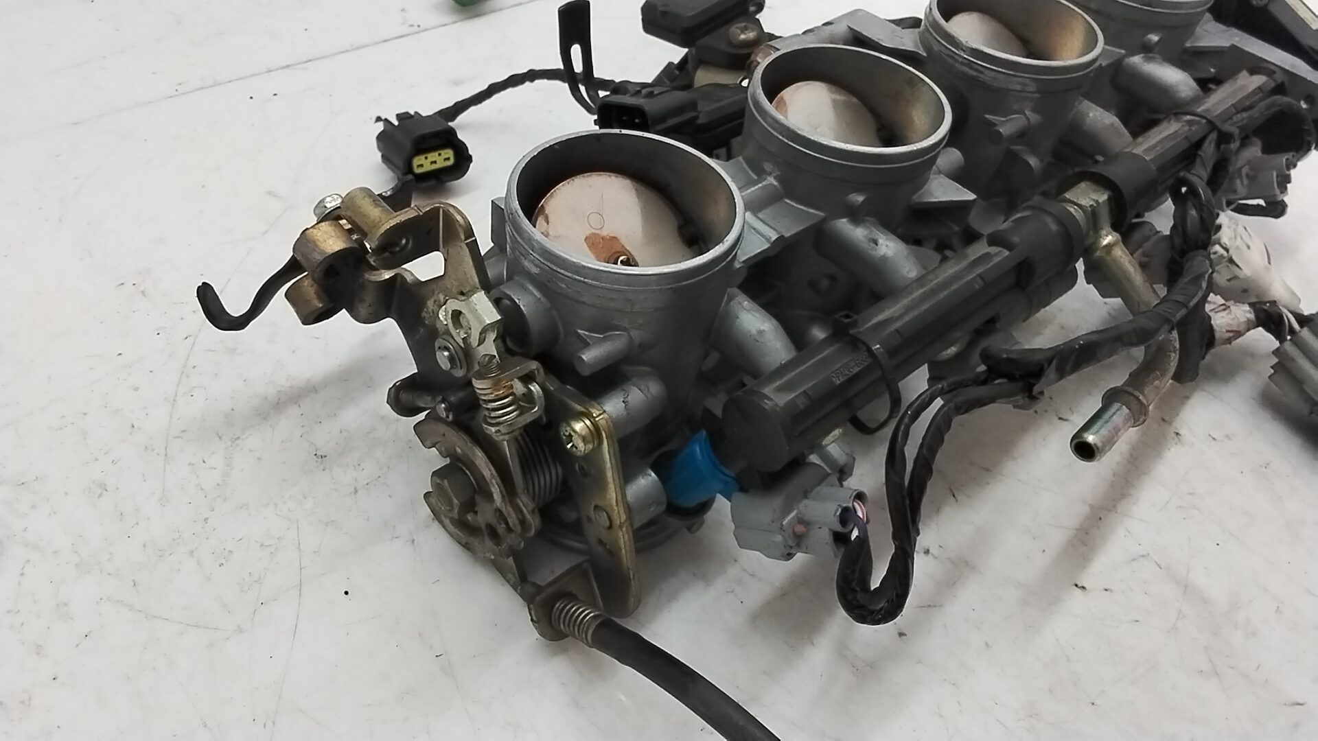Kawasaki zx 6r 03 04 corpo farfallato completo