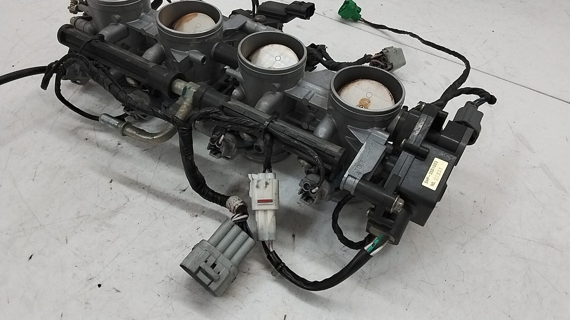 Kawasaki zx 6r 03 04 corpo farfallato completo