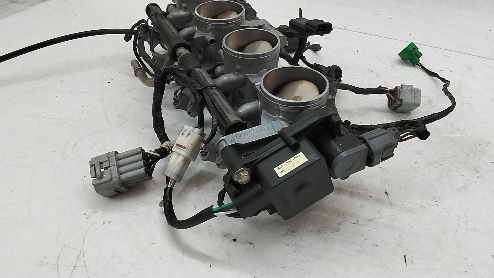 Kawasaki zx 6r 03 04 corpo farfallato completo