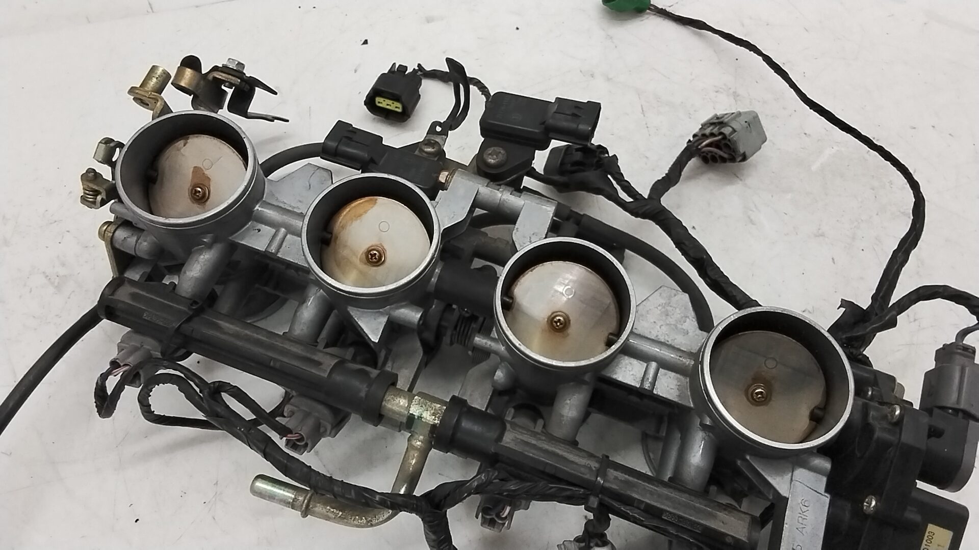 Kawasaki zx 6r 03 04 corpo farfallato completo