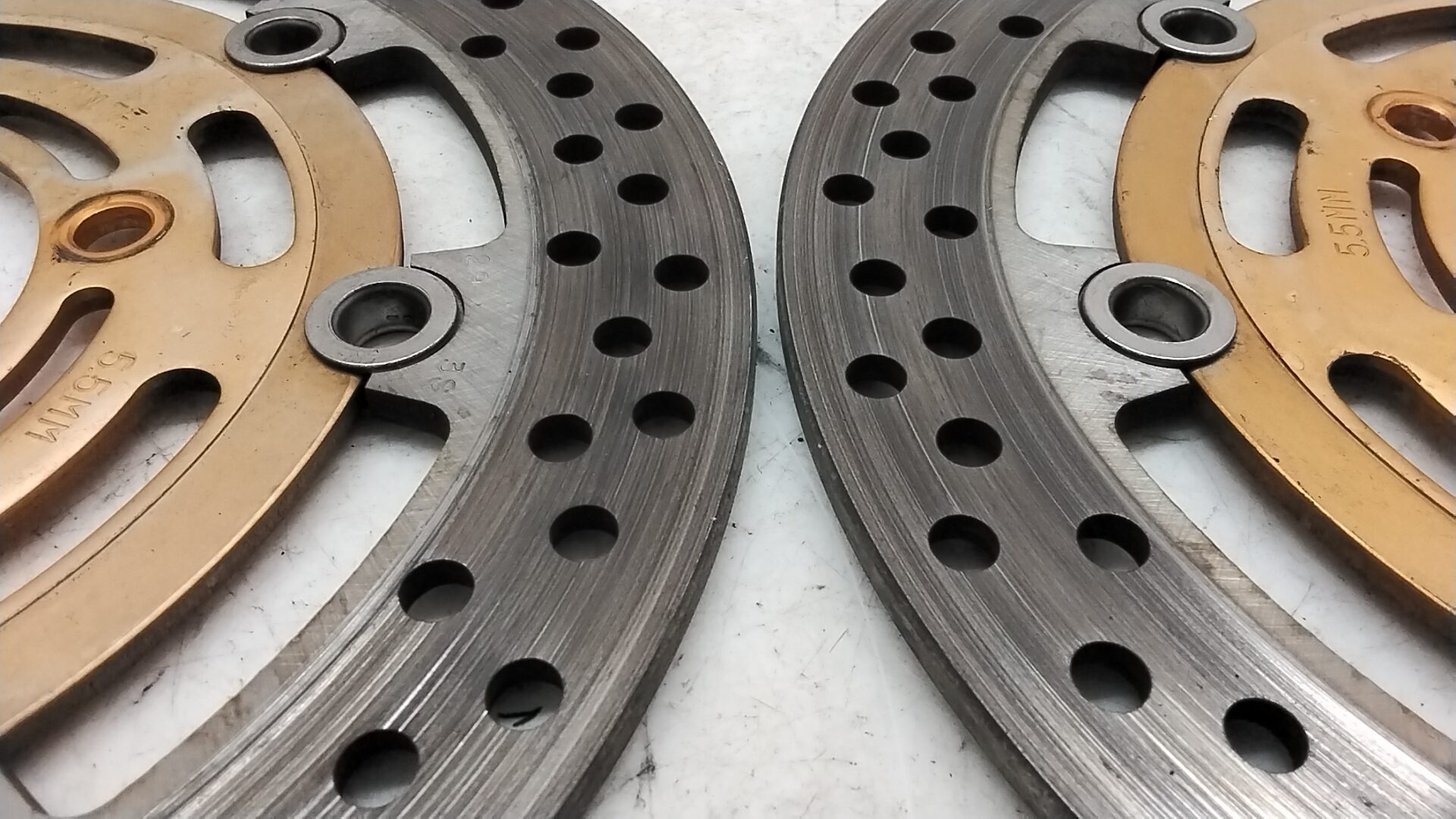 Kawasaki zx 6r 03 04 dischi freno anteriori