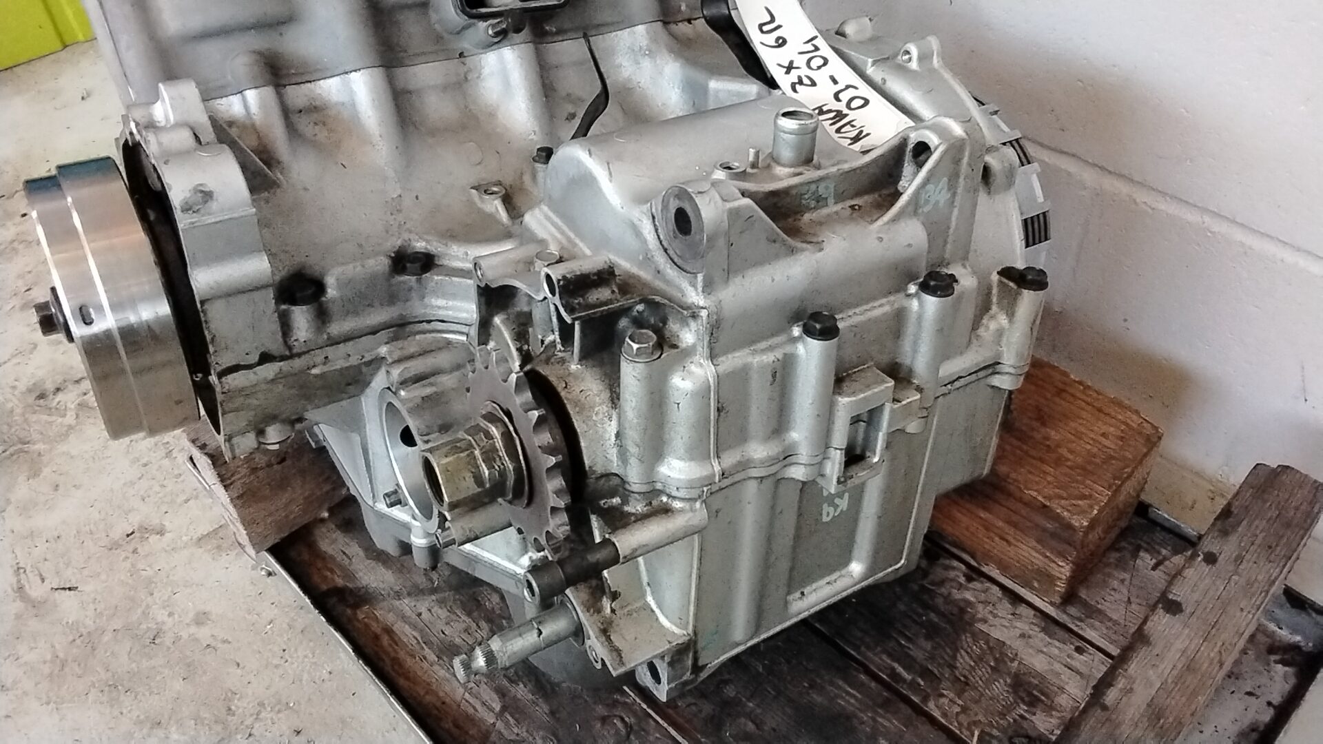 Kawasaki zx 6r 03 04 motore