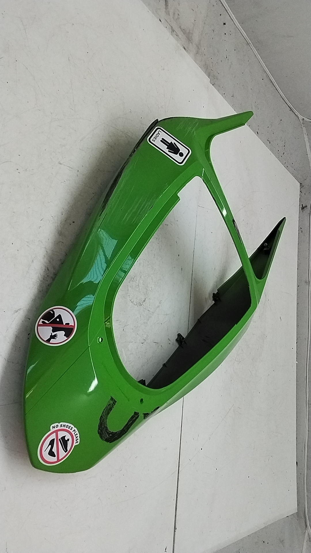 Kawasaki zx 6r 03 04 carena posteriore codone graffi da riparare 300400012