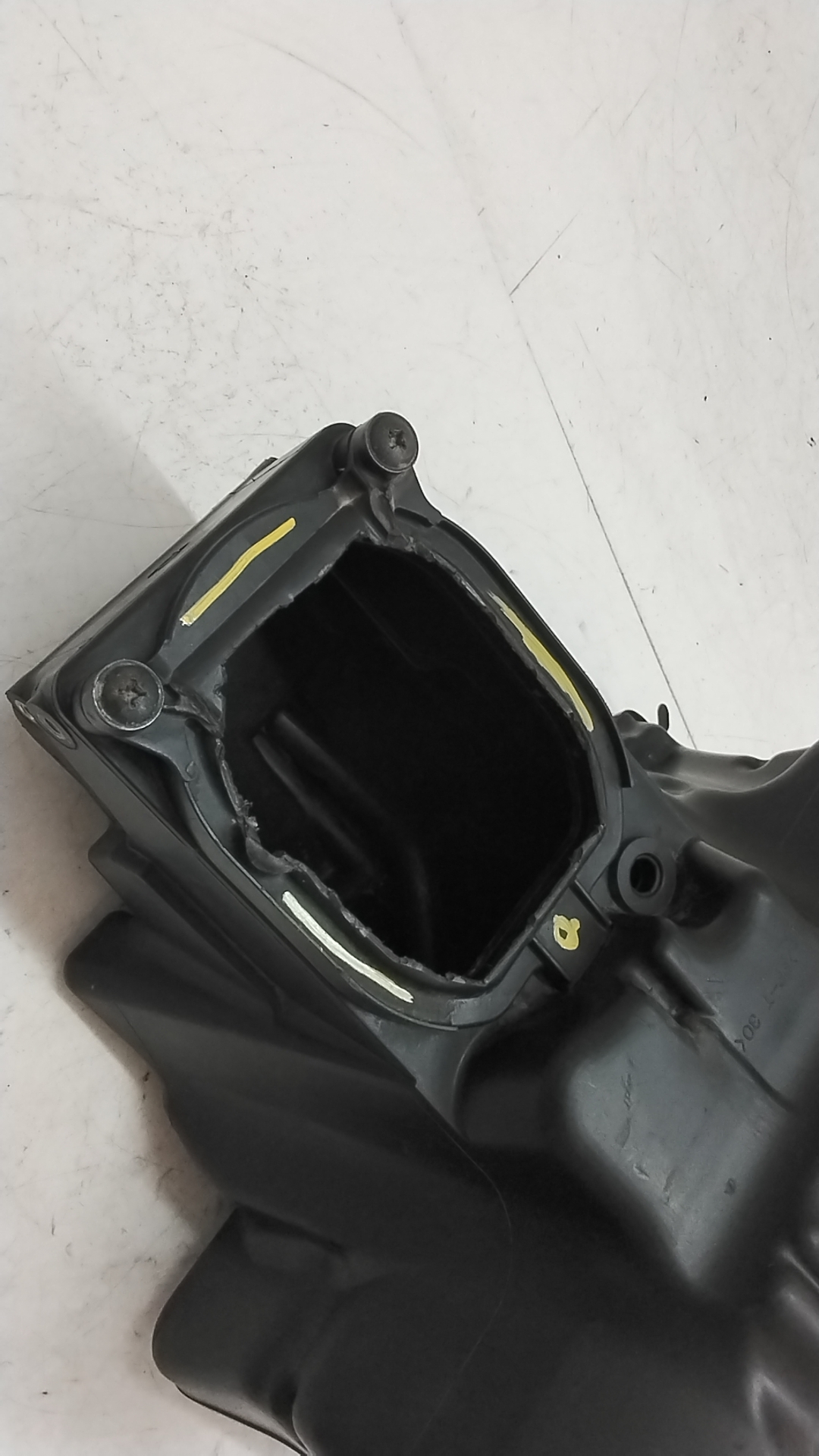 Kawasaki z 1000 07 09 airbox coperchio filtro modificato