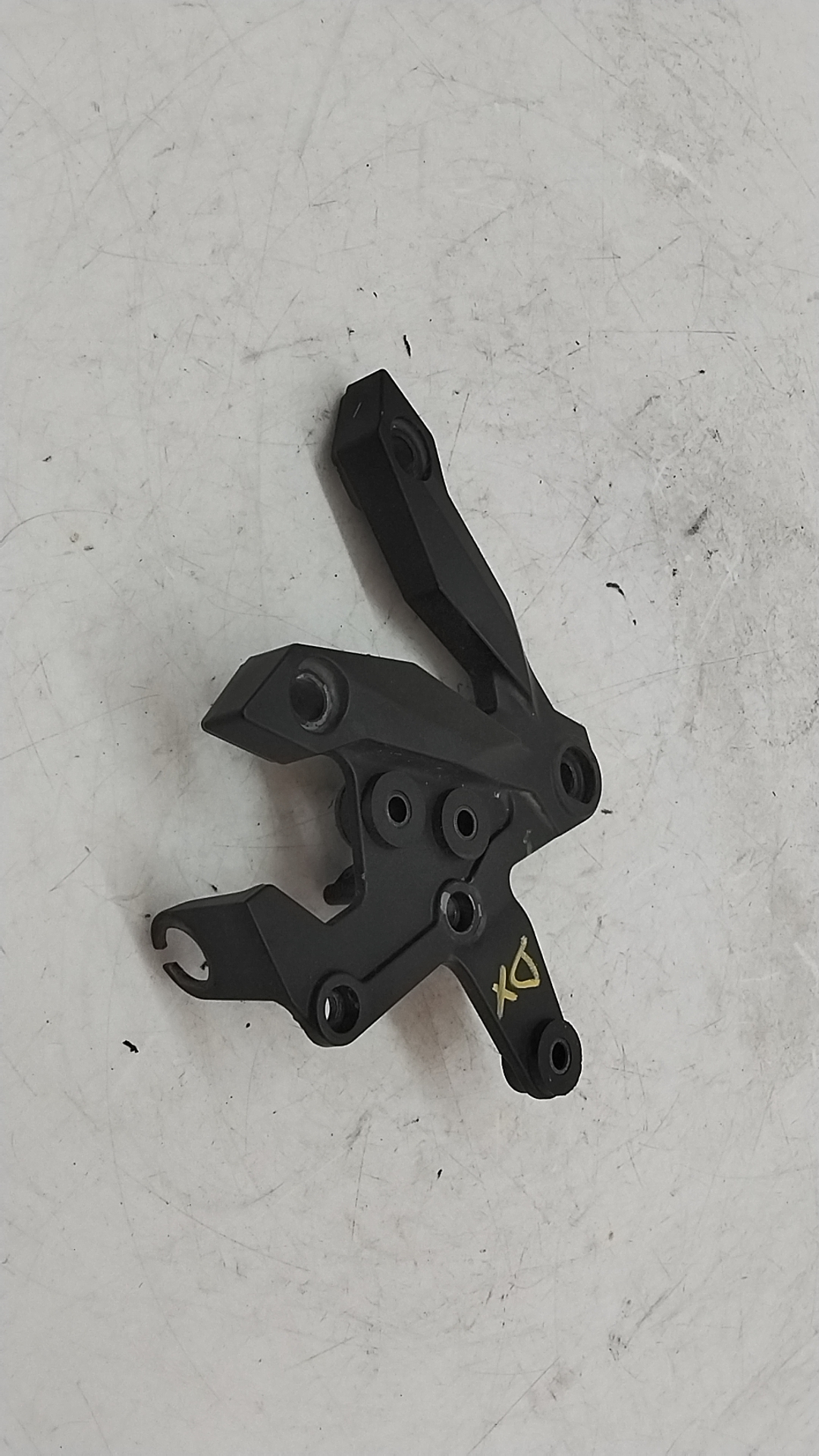 Kawasaki z 1000 07 09 supporto pedana anteriore destra