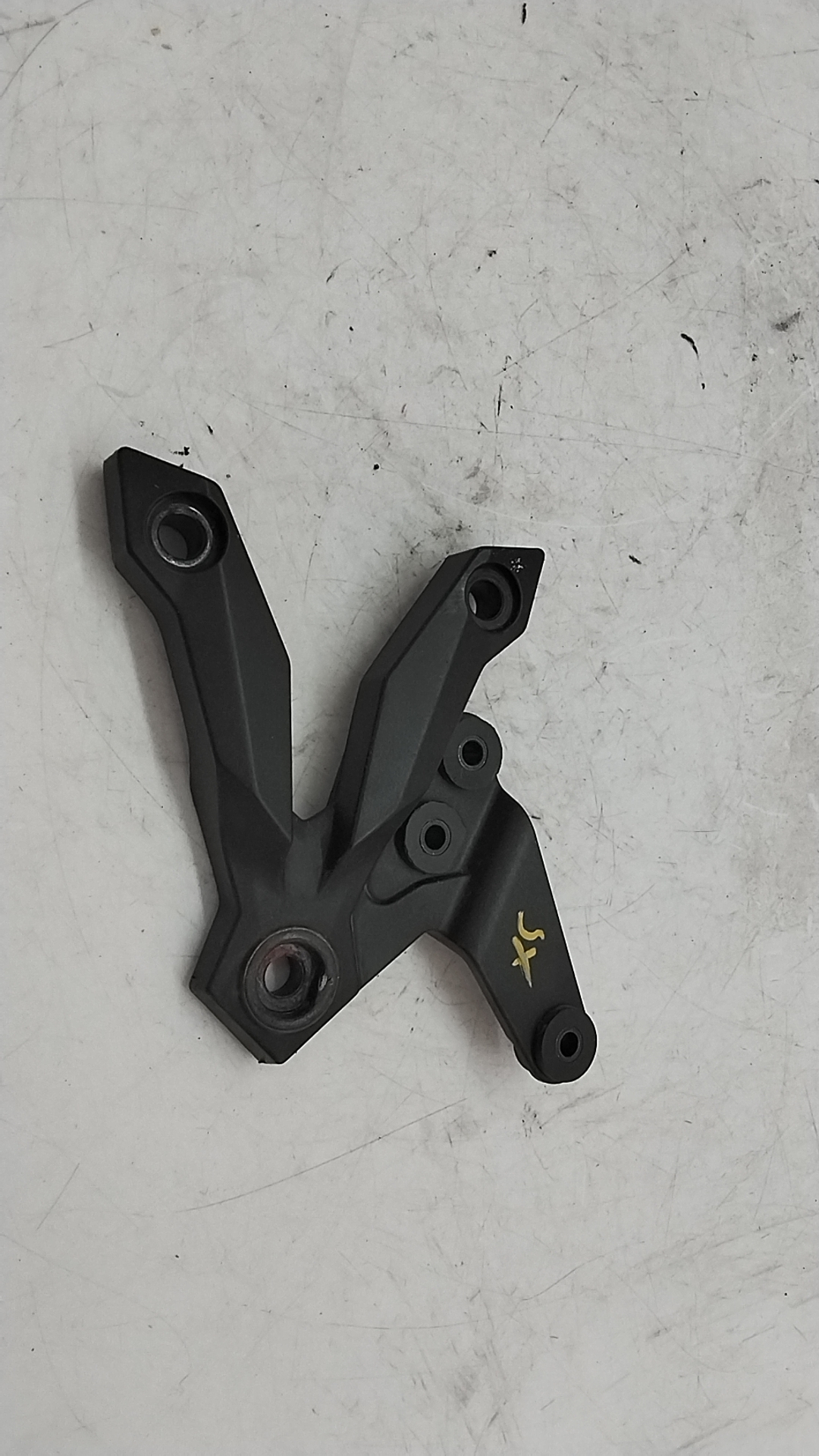 Kawasaki z 1000 07 09 supporto pedana anteriore sinistra