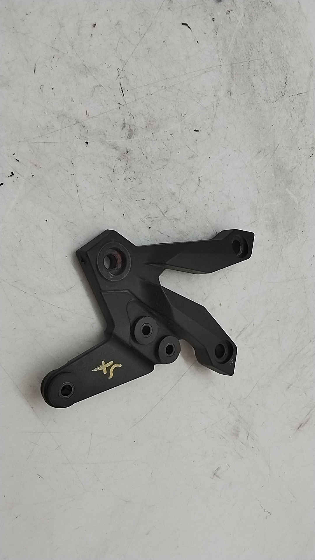 Kawasaki z 1000 07 09 supporto pedana anteriore sinistra