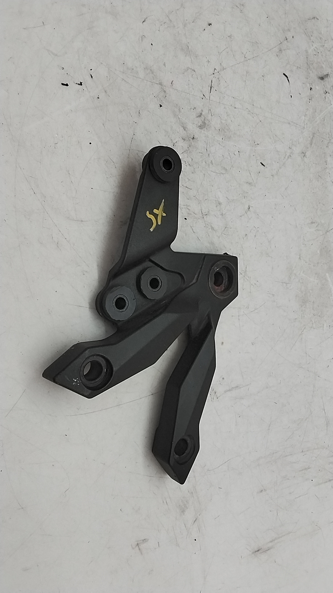 Kawasaki z 1000 07 09 supporto pedana anteriore sinistra