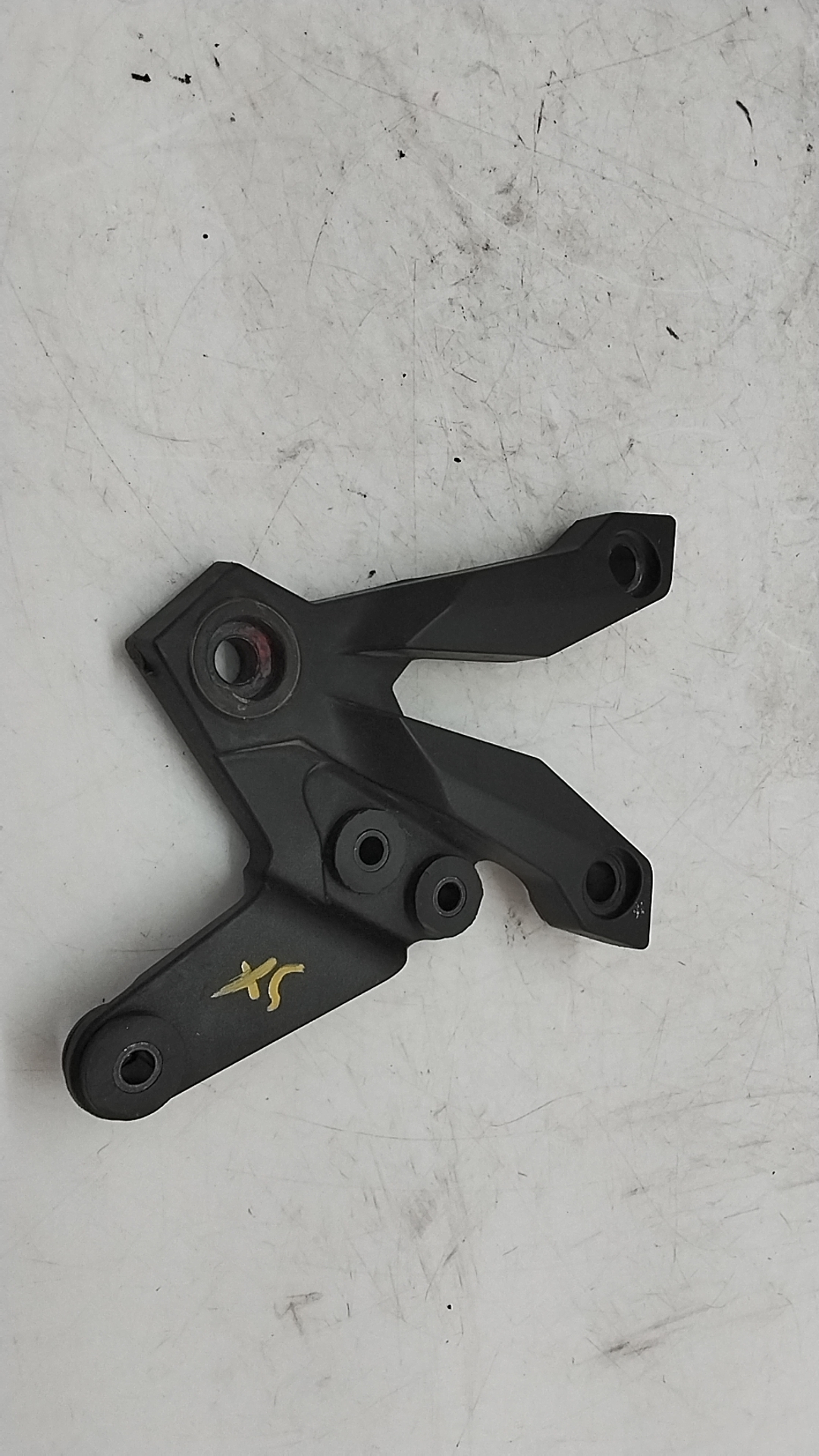 Kawasaki z 1000 07 09 supporto pedana anteriore sinistra