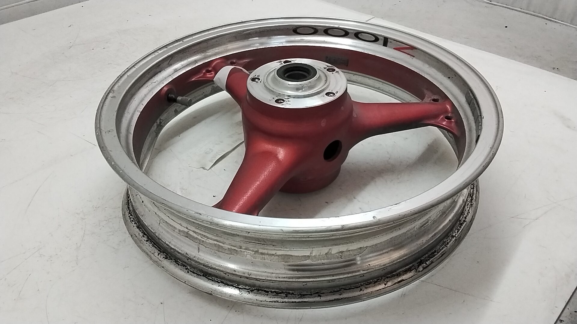 Kawasaki z 1000 07 09 cerchio ruota anteriore da raddrizzare vedi foto
