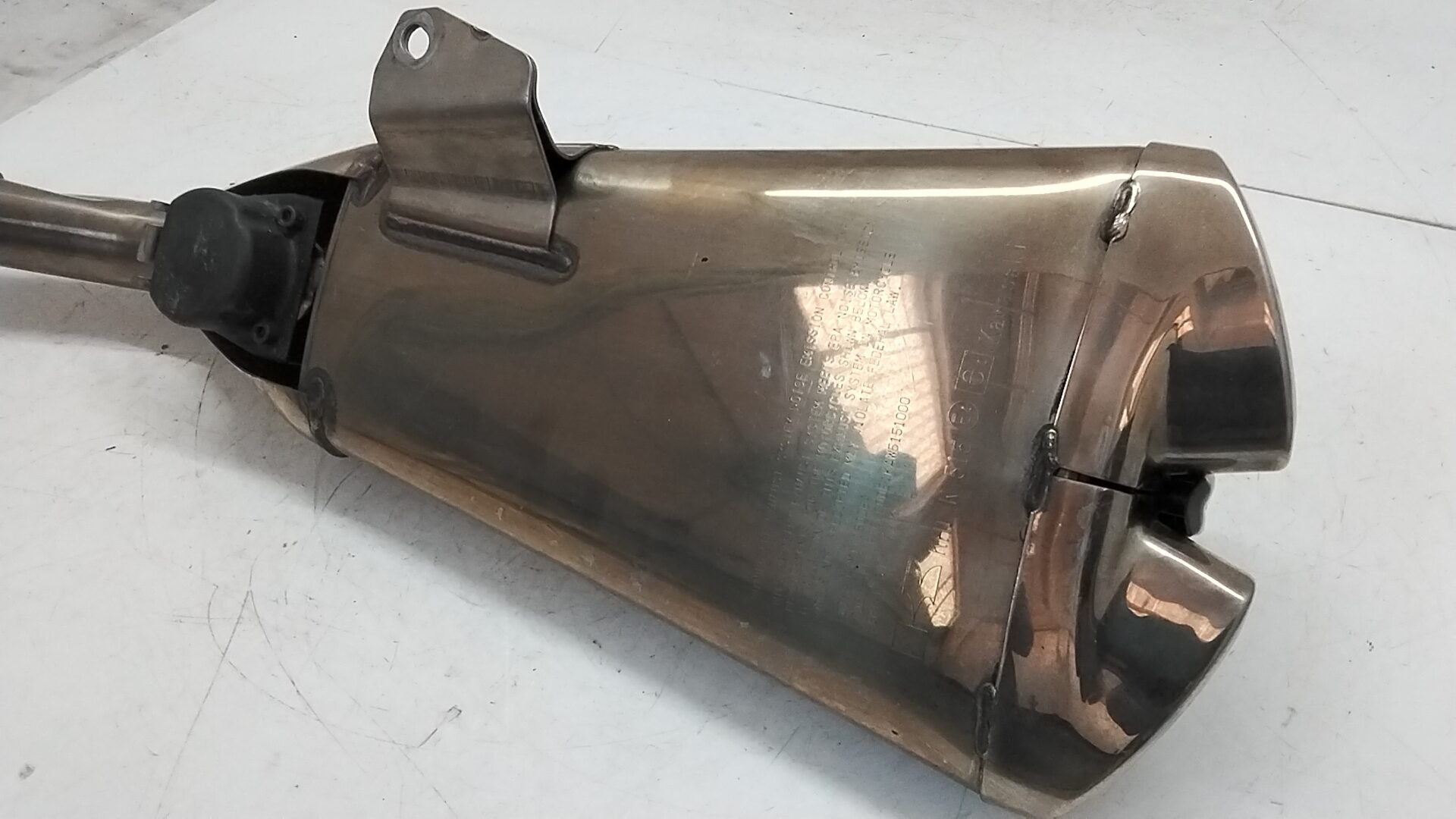 Kawasaki z 1000 07 09 scarico terminale marmitta originale destro