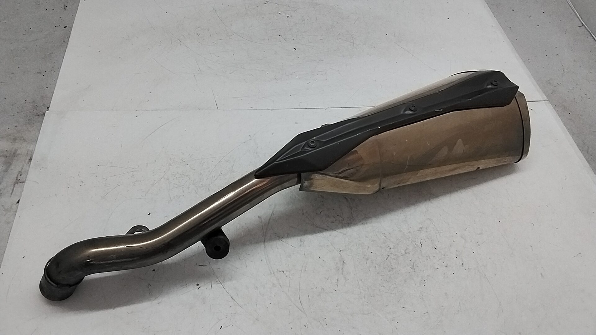 Kawasaki z 1000 07 09 scarico terminale marmitta originale sinistro