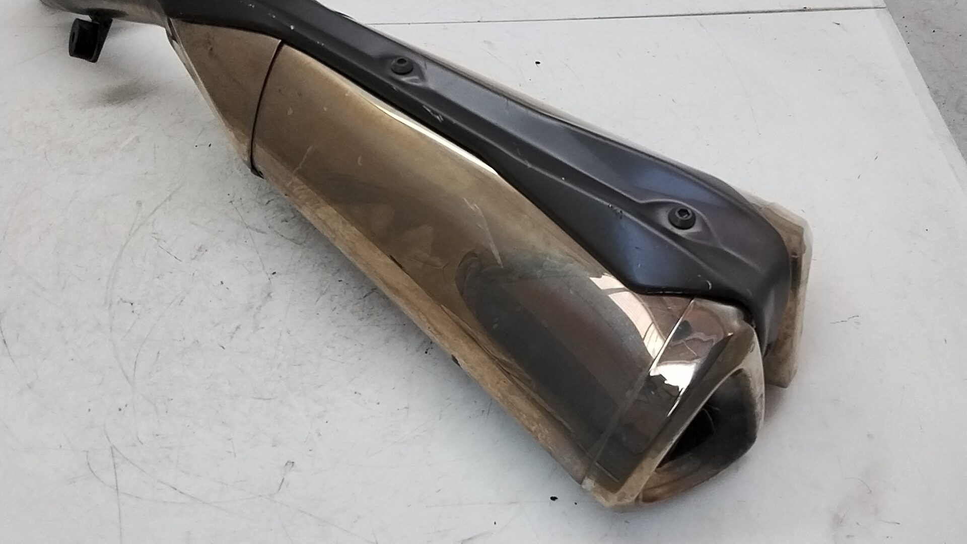 Kawasaki z 1000 07 09 scarico terminale marmitta originale sinistro