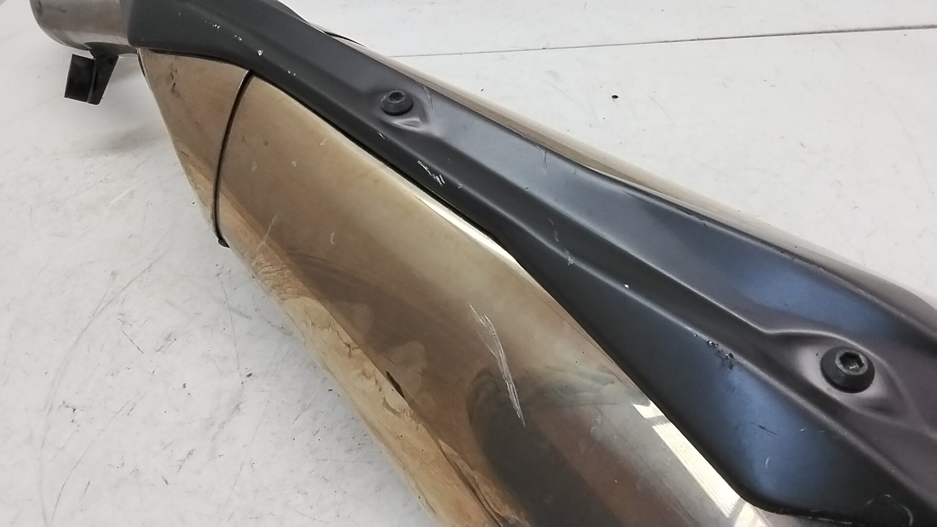 Kawasaki z 1000 07 09 scarico terminale marmitta originale sinistro