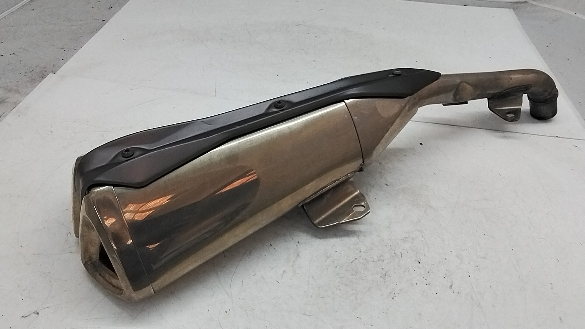 Kawasaki z 1000 07 09 scarico terminale marmitta originale sinistro