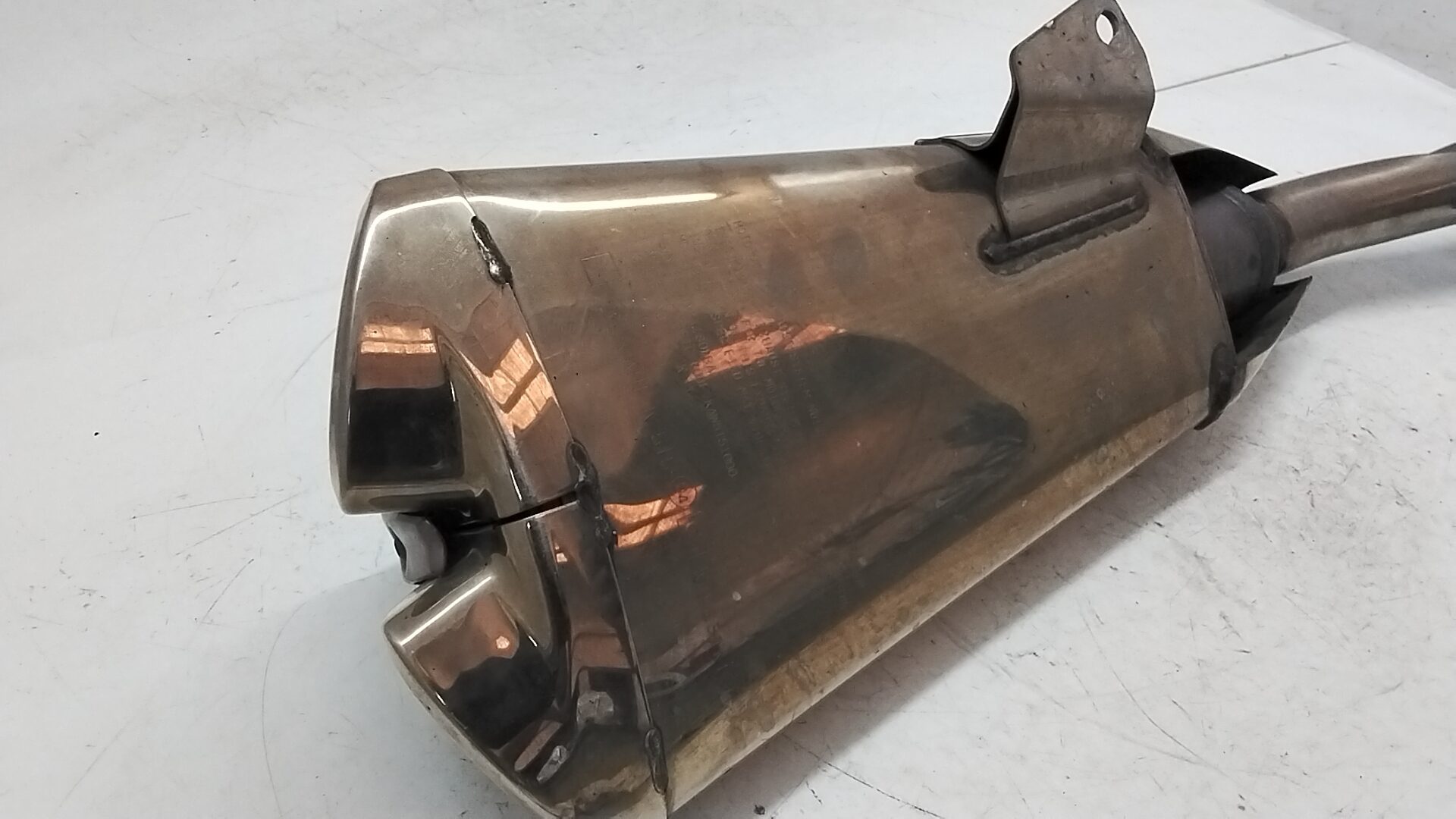 Kawasaki z 1000 07 09 scarico terminale marmitta originale sinistro