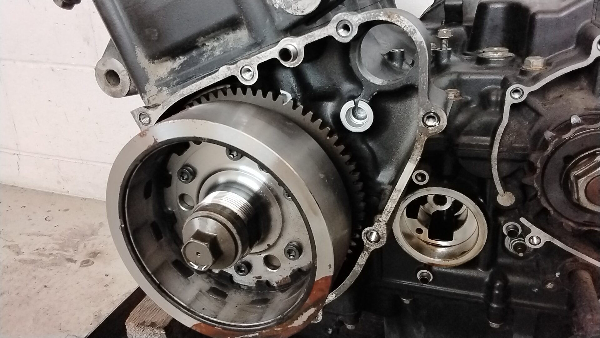 Kawasaki z 1000 07 09 motore guarnizione testata bruciata acqua nel olio
